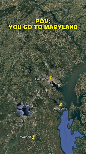 Madwolf on Instagram: "Pov: You go to Maryland . . . #Maryland #usa #travel #funny"