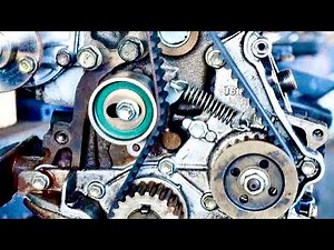 Timing belt on an engine @elchanojose
