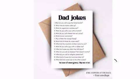 Funny Dad Birthday Card Dad Jokes Father's Day Card New Daddy Folded Note Celebration Card for Grandpa Congratulation Wishes Card Retirement - Etsy