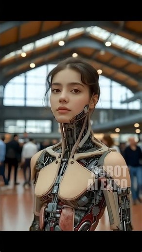 Newest girlfriend Robot at Expo vol.3 (Uncensored) #humanoid #robot #expo