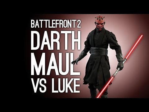 Battlefront 2: DARTH MAUL vs LUKE SKYWALKER - 🎵DUEL OF THE FATES SINGALONG🎵 (Split Screen Gameplay)
