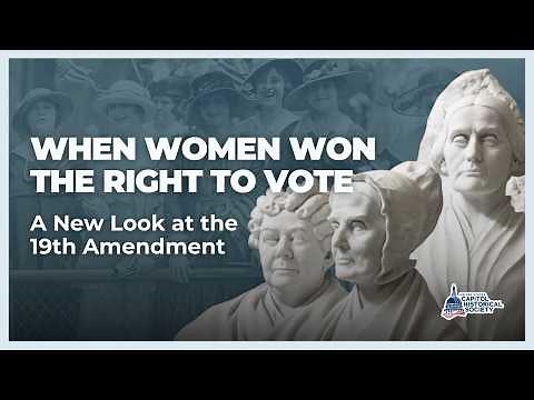 When Women Won the Right to Vote:﻿ A New Look at the 19th Amendment | Historian Dr. Lisa Tetrault