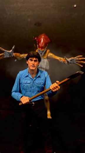 Alien vs Ash! #evildead #alien #horror #actionfigures