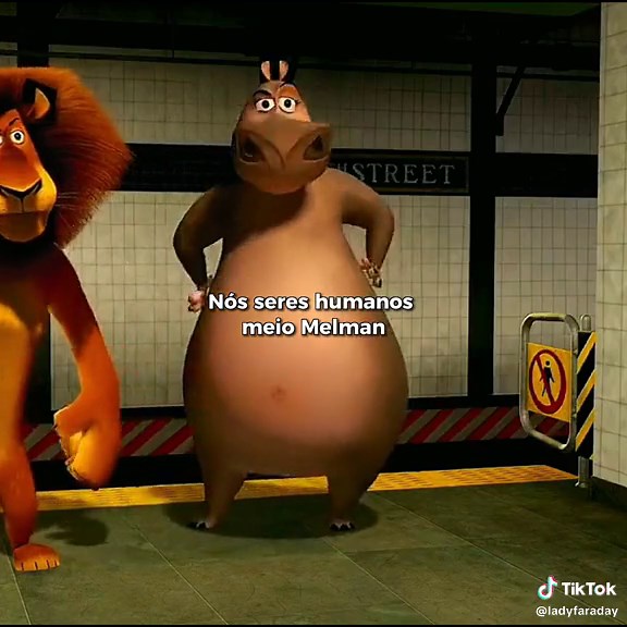 Melman de Madagascar - Memes e Momentos Engraçados