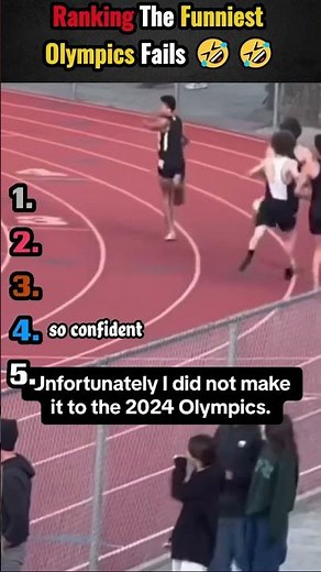 Ranking The Funniest Olympics Fails 🤣🤣 #funnyfails #olympics #shorts