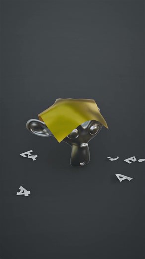 Cloth Simulation - ASMR - Gold vs Silver #blender3d #b3d #blender #simulation #asmr #viral