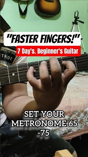 "Finger Exercise for Beginner Guitar Players | Play Faster in 7 Days!"