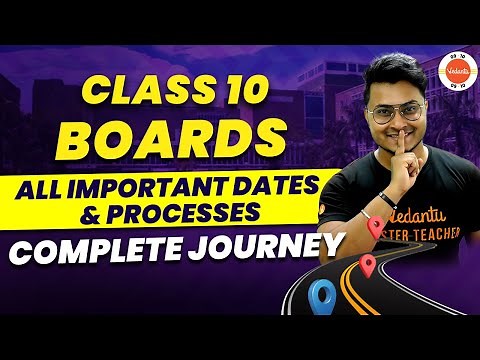 How to Prepare for CBSE Class 10th? | Complete Journey of Class 10 Boards| Important Dates & Process