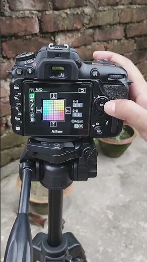 Nikon D7500 Camera Colour Settings / How To Set White Balance 📸🔥#shorts #photography #tranding
