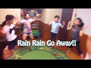 Rain Rain Go Away!! - Preschool Songs For Kids - ELF Learning