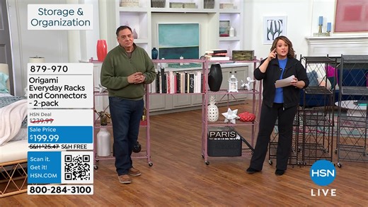You are watching Origami Storage & Organization on HSN.💙📺 Shop the show here: https://bit.ly/HSNRecentlyAired Catch up on the shows you missed and discover where shopping comes alive on the QVC & HSN Streaming Service: https://bit.ly/HSNplus | HSN