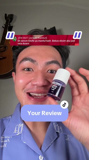 Thank you so much kak @JEM-BUT (Jelajah Rambut) for the honest review 💜🥰 #FinallyFoundYou #FinallySimple #belilokal #shopmaster #serum #exfoliatingserum