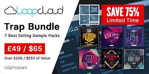Loopcloud Trap Bundle offers 75% off 7 Trap sample packs!