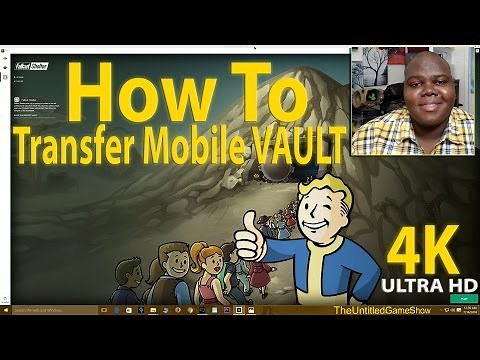 How To Transfer mobile FALLOUT SHELTER VAULT To FALLOUT Shelter PC TRANSFER A Fallout Shelter SAVE!