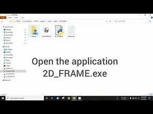 Building Frame 2D analysis python gui app