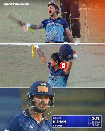 #ishankishan sayed mustak ali trophy 🏆 101 ran boll49