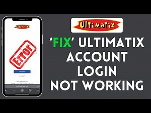 How to Fix Ultimatix Account Login Not Working 2024?