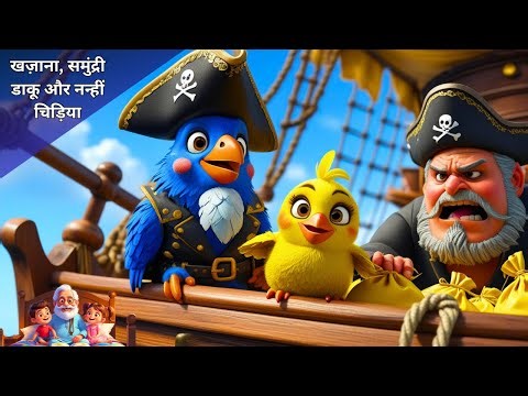 Neeli Aur Peeli Ki Adventure Story | Animated Moral Story in Hindi | Hindi Cartoon | Animated Story