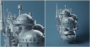 Check Out This Detailed 3D Model of Ghibli's Howl's Moving Castle