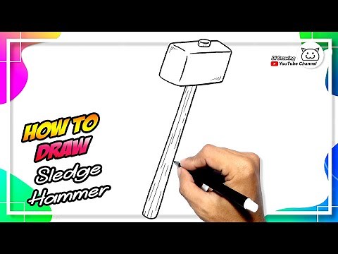 How to draw Sledge Hammer Easy