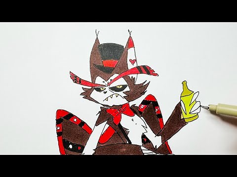 How to Draw Husk From Hazbin Hotel