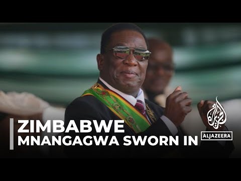 Zimbabwe’s President Emmerson Mnangagwa sworn in for second term