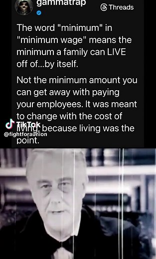 From the beginning the minimum wage was meant to provide ALL Americans with a job that paid enough for us to live lives of comfort! Now, we can't even scrape by on one job. $7.25 is not enough!