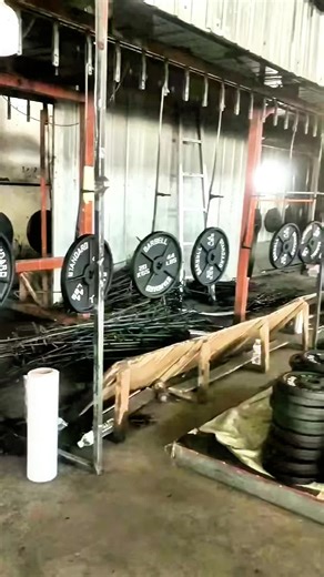 Production process of pure iron barbell piece #Barbell piece making #fitness equipment #Fitness equipment factory #Fitness equipment sales #운동기구 #헬스 기재 판매 #Equipo de ejercicios #thiết bị thể dục #معدات اللياقة البدنية