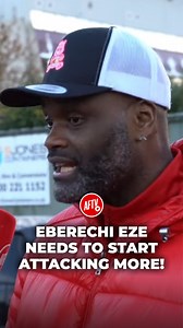 Yardman is UNHAPPY with Eze's performance today! 😕 #FanCams #Arsenal #PremierLeague | AFTV