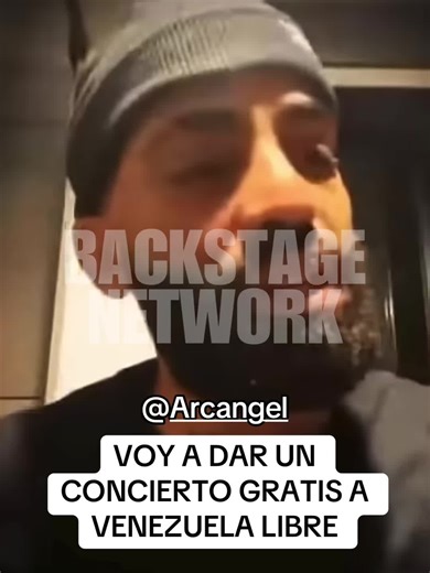 Arcángel Anuncia Concierto Gratis en Venezuela