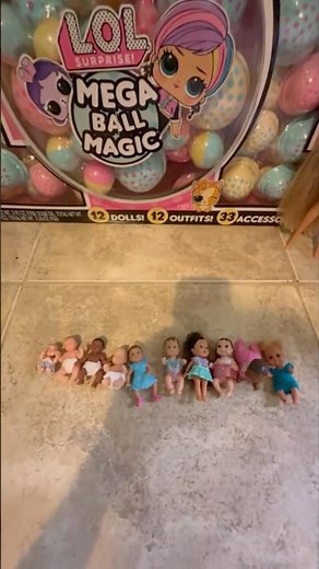 Unboxing LOL Surprise Mega Ball Magic Baby Outfits 🫶🏼!