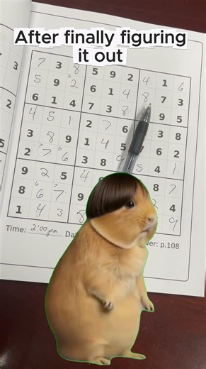 When You Finally Solve the Sudoku Puzzle 😂 #largeprintsudoku #sudoku #sudokupuzzle