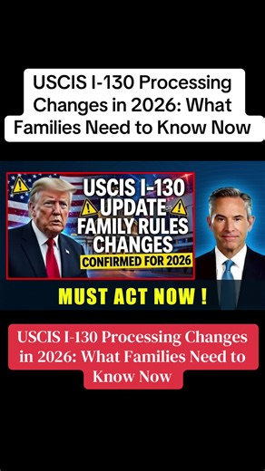 USCIS I-130 Processing Changes in 2026: What Families Need to Know Now USCIS has announced important updates to how I-130 family petitions may be processed in 2026, and these changes could affect spouses, parents, children, and other qualifying family members of U.S. citizens and lawful permanent residents. If you are planning to file an I-130 Petition for Alien Relative—or you already have one pending—this update is something you should understand as early as possible. In this video, I break do