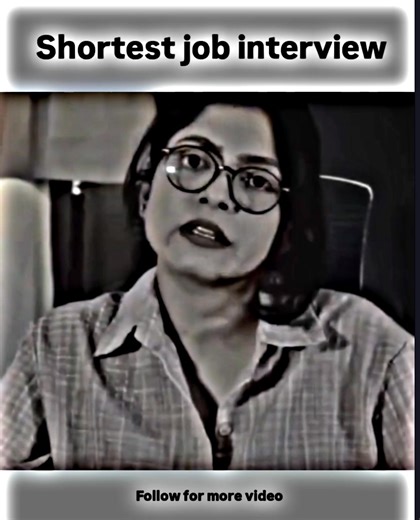 shortest job interview | Sidharth Paswan