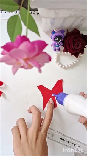 how to make a easy paper bow #papercraft #bow