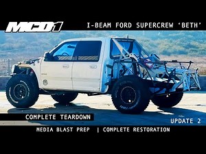 I-Beam swapped ford crew cab prerunner | Morgan Clarke Design