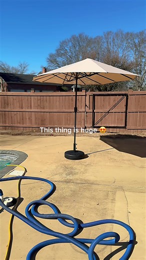 Cool Pool Umbrella with Lights for Your Patio