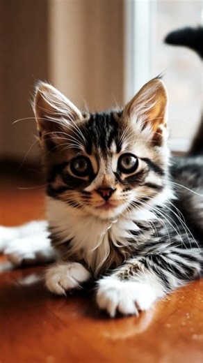 Kitten calling her mom 😿 | So adorable ❤️ #shorts