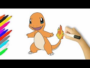 How to Draw Charmander | Pokemon