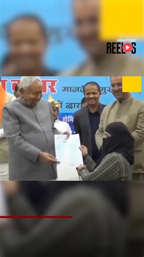 A video showed Nitish Kumar pulling down a doctor's hijab after handing over an appointment letter to her at a Patna event. The video, which is going viral on social media, has sparked widespread outrage. #NitishKumar #Hijab #ViralVideo #IndiaTodayShorts | India Today