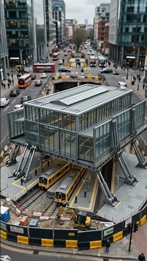 This Futuristic Substation Concept is Mind Blowing! 🚇✨ 3D VFX Transformation