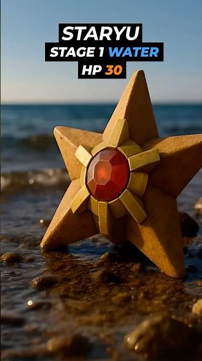 Pokemon Evolution: 🌟Staryu evolving into Starmie