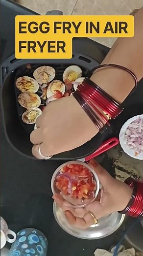 🍳🔥 Egg Fry in Air Fryer! | Quick & Easy Recipe
