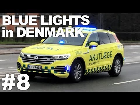 Blue Lights in Denmark #8 - Danish police, rescue and fire services compilation