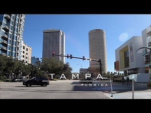 Driving Downtown Tampa, Florida - 4K City Street View Tour