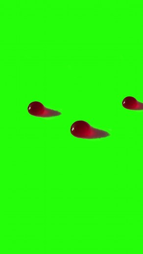 Realistic Blood Drip Green Screen Effects with Bonus VFX