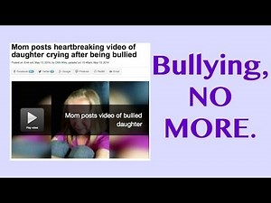 Bullying, NO MORE.