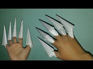 how to make : oragami paper claws tutorial | origami claws easy