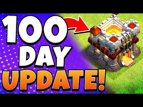 Clash of Clans Village after 100 Days of Gameplay