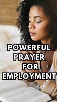 Powerful Prayer for Employment